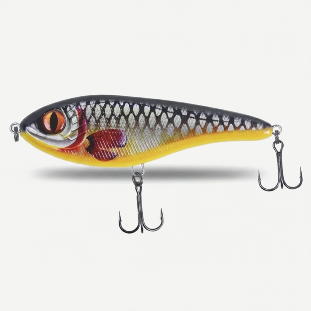 TSUYOKI 20/30/50g Sinking Jerkbait Slider Swim Glidebait 120 Westin Artificial Wobblers Loud Sound Fishing Lure for Pike