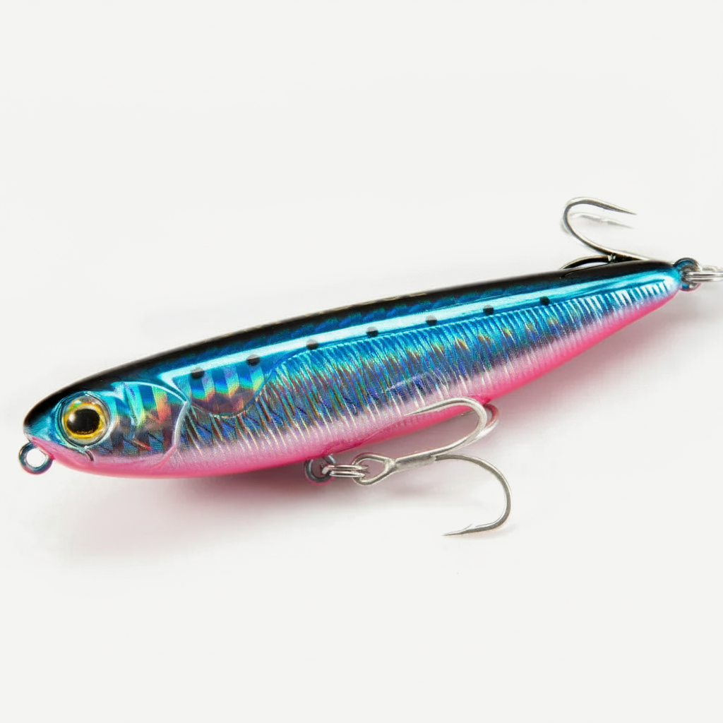 Hunthouse Floating Topwater Pencil Fishing Lure Hard Bait Surface WTD Wobblers Trolling 100/90/60mm Saltwater For Bass T