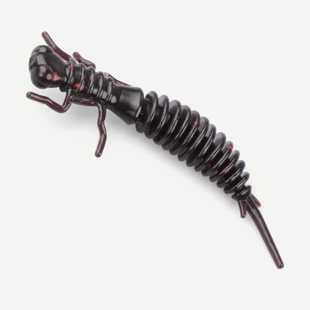 MEREDITH Larva Soft Plastic Bait - Segmented Nymph Lure