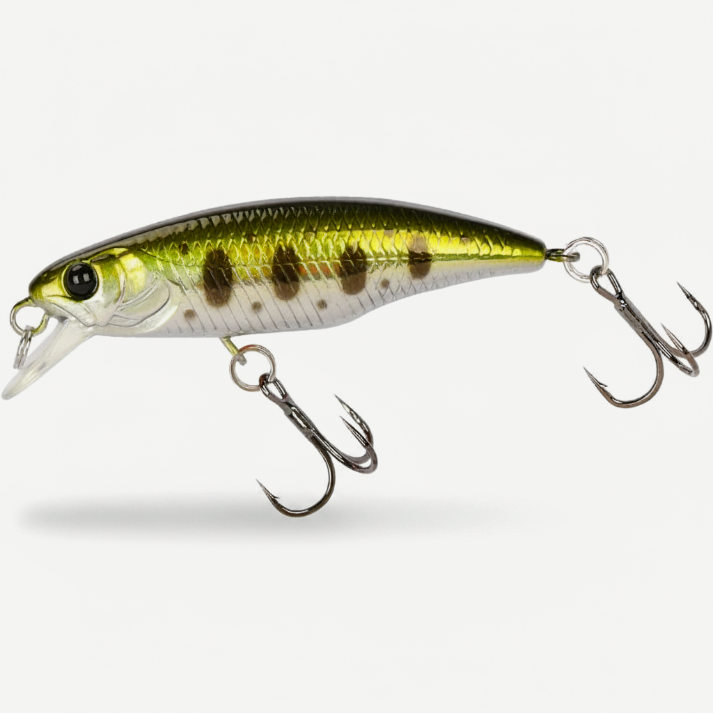 TSURINOYA Fishing Lure DW69 Sinking Minnow Hard Bait 48S 48mm 3.3g Fishing Wobblers Jerkbait Bass Trout Lure Swimbait