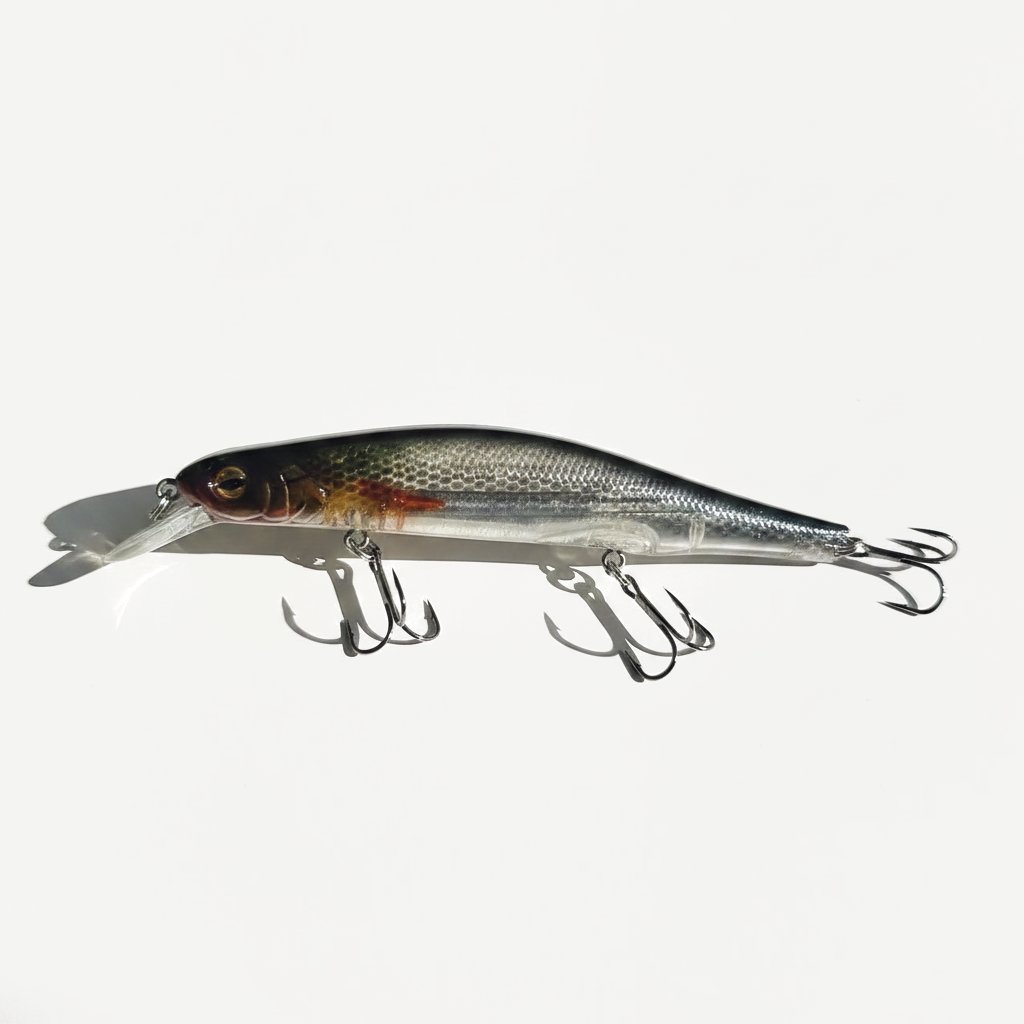 TSUYOKI Minnow Wobblers Watson 110mm 17g Magnet Weight System Long Cast Fishing Lure, Dive 0.8-1.2m Jerkbaits, ZipBait O