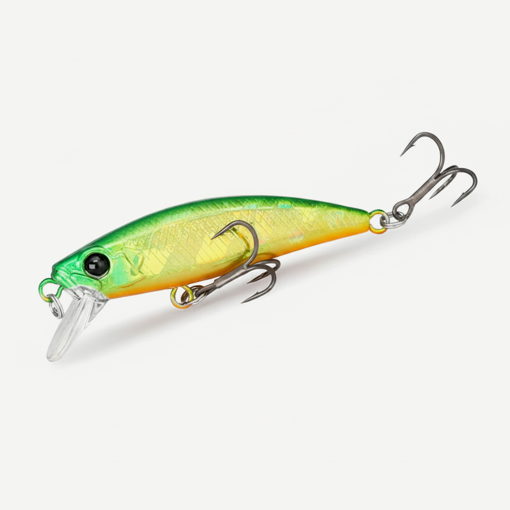 TSURINOYA Intruder 51S Sinking Minnow Stream Fishing Lure 51mm 5.8g Artificial Hard Bait For Trout Ajing Jerkbait River 