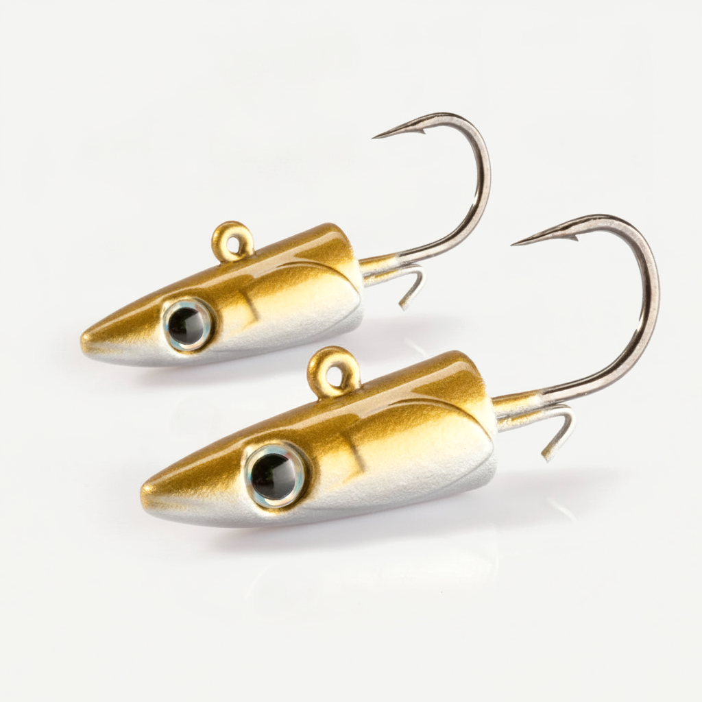 Hunthouse Soft Lure JIG Head Fishing 105mm/5g 115mm/9g 124mm/15g Easy Shiner Swimbaits Double Color Bass GT Fish Accesso