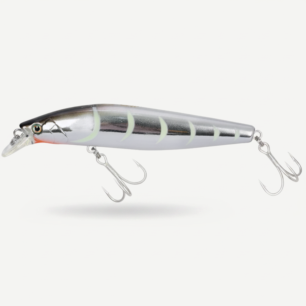TSURINOYA 98SP Suspending Minnow Fishing Lure Stinger 98mm 14.5g Seabass Long Casting Saltwater Jerkbait Artificial Hard