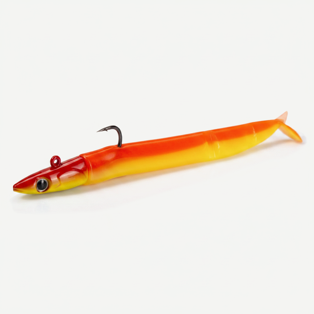 Hunthouse Soft Lure JIG Head Fishing 105mm/5g 115mm/9g 124mm/15g Easy Shiner Swimbaits Double Color Bass GT Fish Accesso