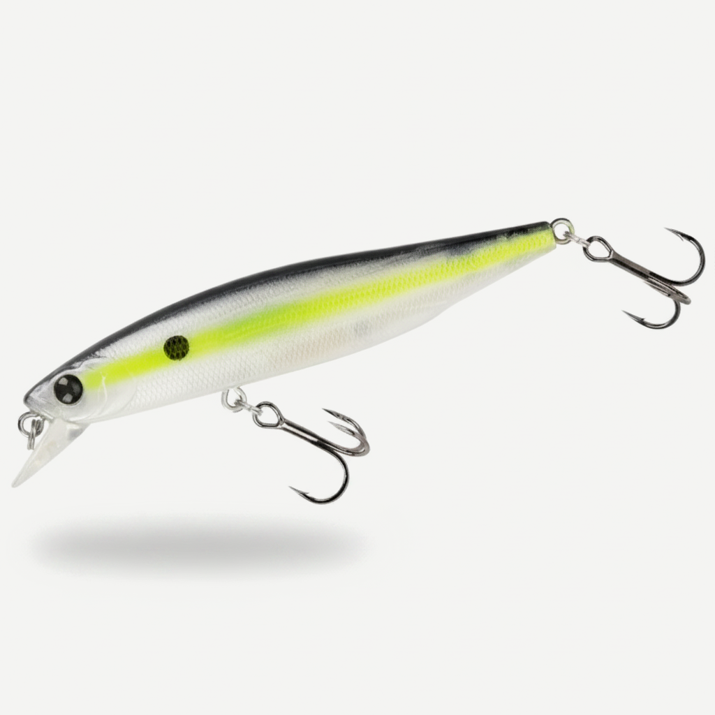 TSURINOYA 88mm 10.3g 88SP Suspending Minnow DW76 Long Casting Fishing Lure Pike Bass Jerkbait Tackle Artificial Hard Lur