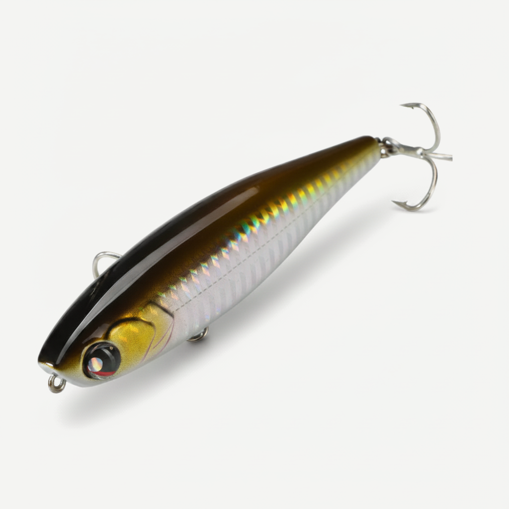 Hunthouse Floating Pencil Fishing Lure Topwater Hard Bait 100mm 17.6g Surface WTD Wobblers Trolling For Bass Saltwater T