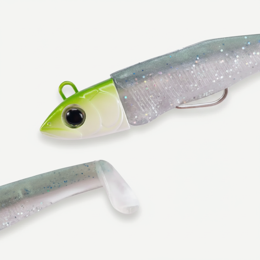 Hunthouse Barre T. Minnow Soft Fishing Lure 7/12/25/40/60/90/120g Baits With Paddle Tail For Bass Pike Leurre Souple LW2