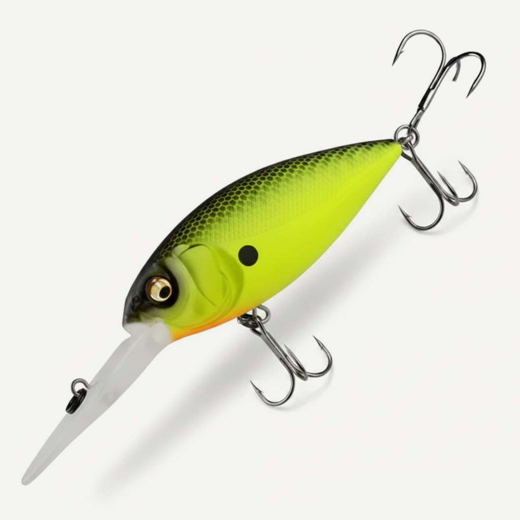 Bearking Deep Diving Floating Crankbait 75mm Bass Lure