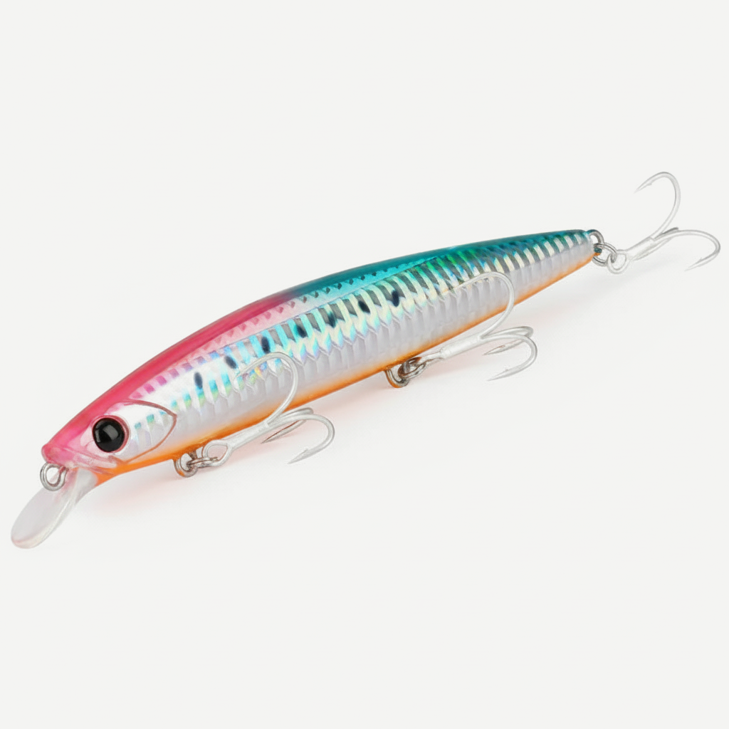 TSURINOYA 135S Fishing Lure Sinking Minnow BAYONET 135mm 26.4g Saltwater Long Casting Professional Lures Seabass Hard Ba