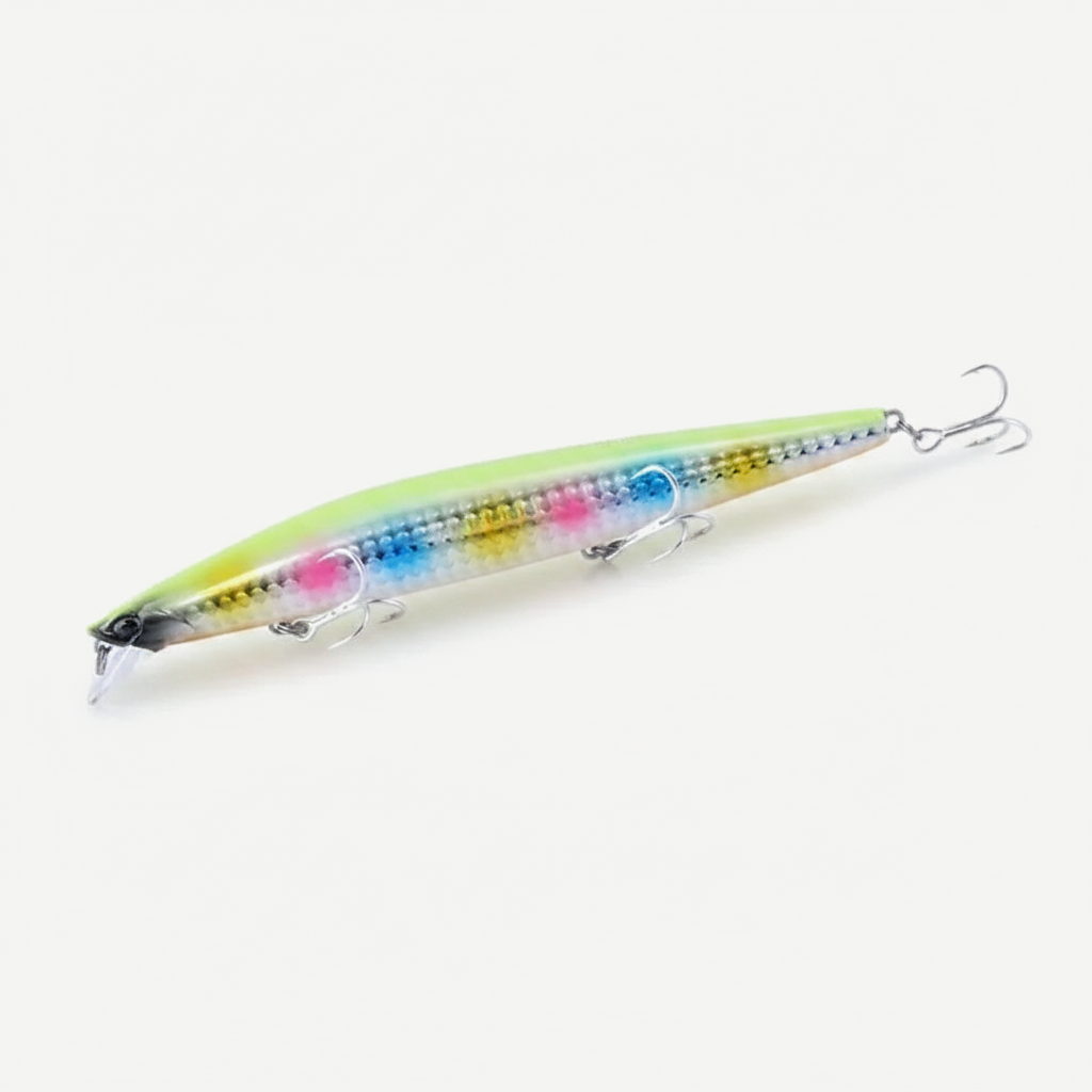 TSUYOKI Sinking Minnow Fishing Lures Black Bass Pike Artificial Tungsten Jerkbait Wobbler Silent Assassin 140S DW92 140m