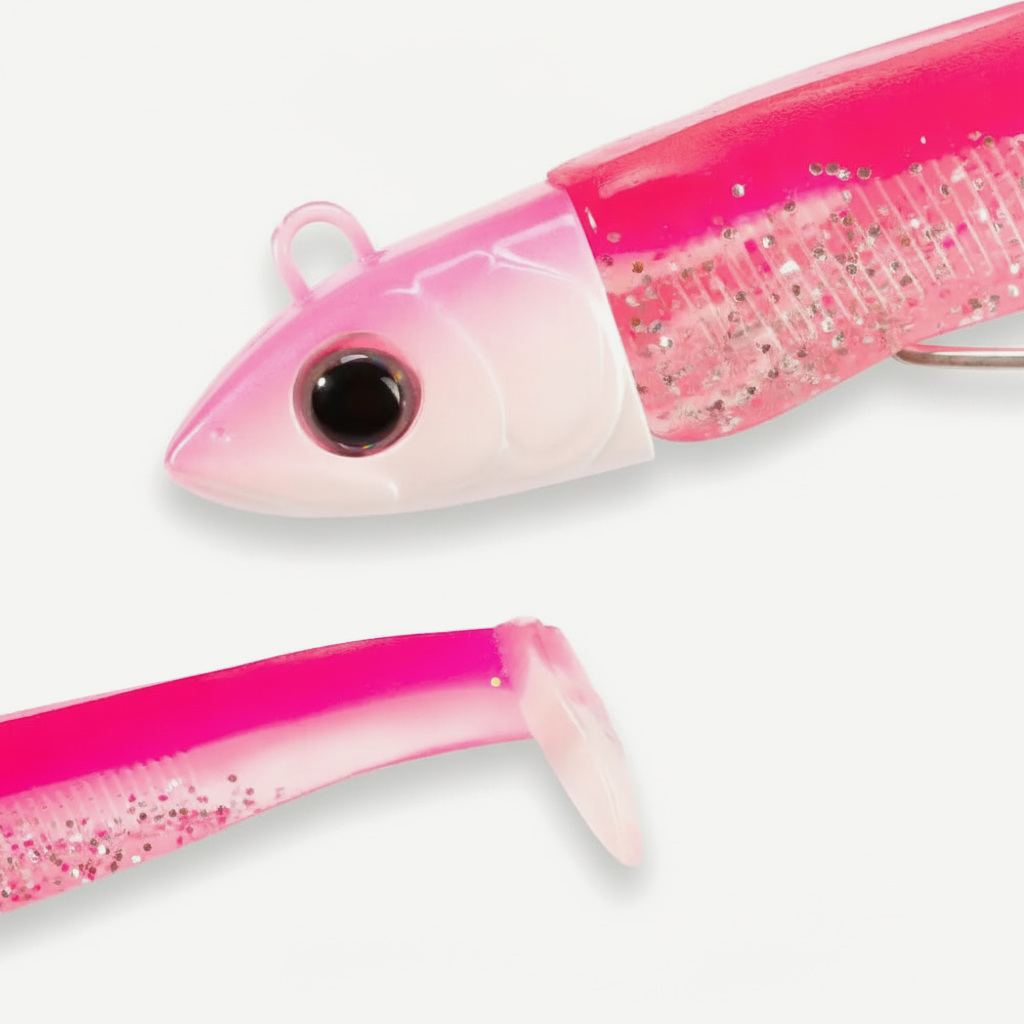 Hunthouse Barre T. Minnow Soft Fishing Lure 7/12/25/40/60/90/120g Baits With Paddle Tail For Bass Pike Leurre Souple LW2