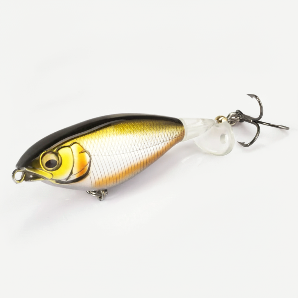 Hunthouse Fishing Karashi Rotating Tail Pencil Hard Lure 65mm/5.7g 80mm/10.8g Floating Topwater Whopper Popper Wobblers 