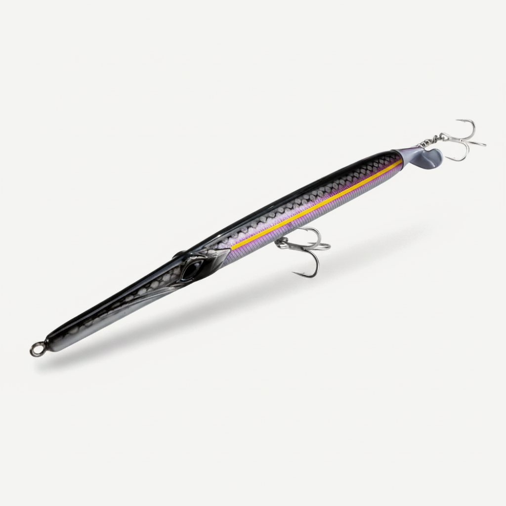 Hunthouse Pencil Fishing Lures 225mm/40g Surface Baits Propeller Needle Floating For Fish Bluefish Seabass Lw550