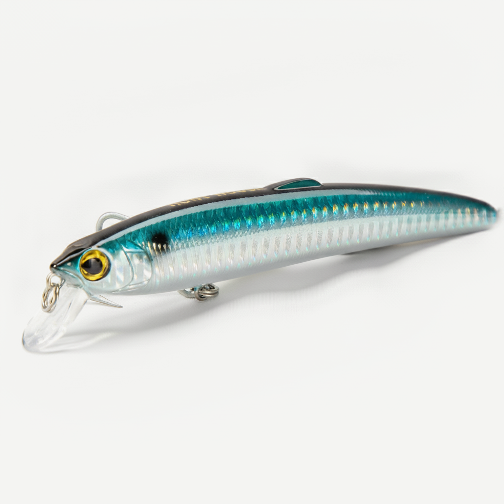 Hunthouse Saruna Minnow Fishing Lure 90&125&147mm Floating Jerkbait Hard Minnow Bait For Seabass Artificial Jerk Baits L