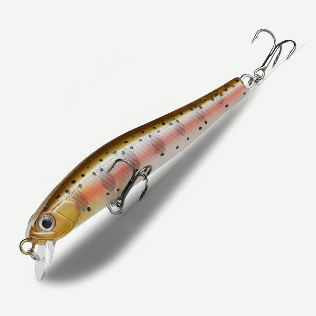 BEARKING Black Rat 70mm Minnow Jerkbait, Shallow Diving