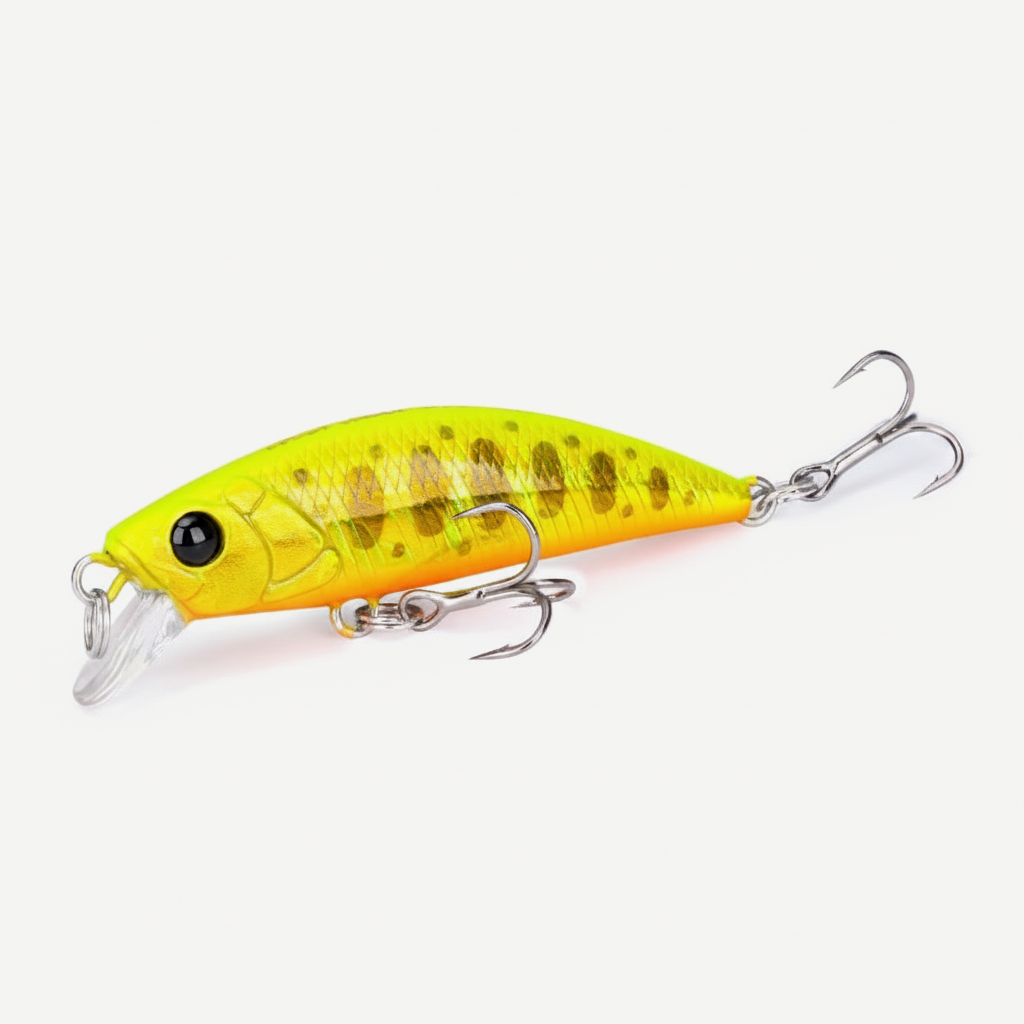TSURINOYA 50mm 5g Sinking Minnow Fishing Lure INTRUDER 50S TROUT Artificial Jerkbait Hard Bait Pike Wobbler Stream Crank