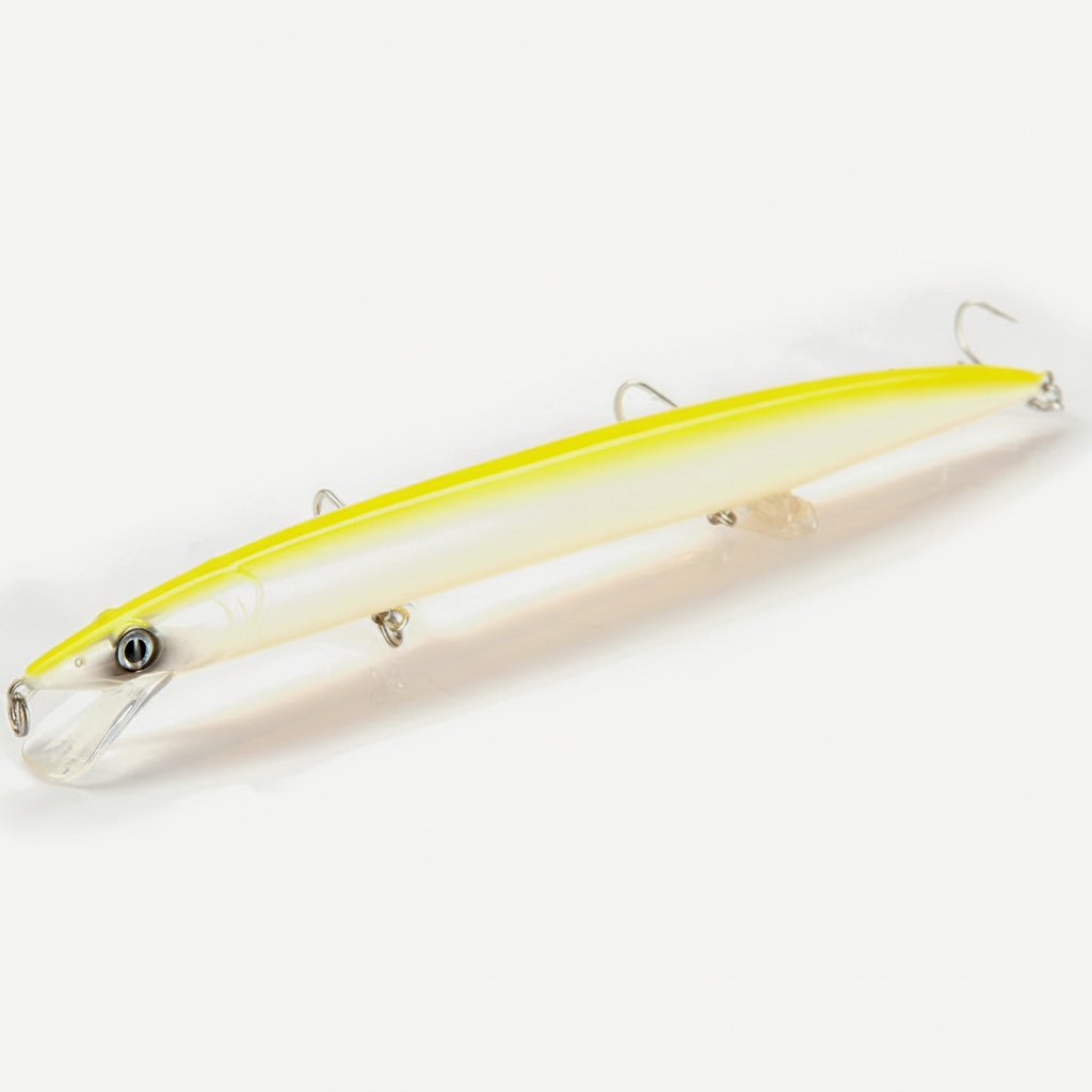 Hunthouse Sandeel Minnow Fishing Lure 143/173/208mm Long Casting Floating Wobblers Jerkbait Fish Tackle For Sea Bass LW4