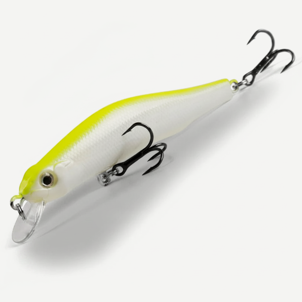 BEARKING 80mm Minnow Hard Bait - Jerkbait for Bass