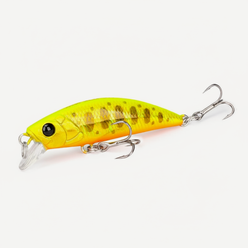 TSURINOYA 50S River Fishing Sinking Stick Bait Minnow Fishing Lure Intruder 50mm 5g Trout Area Stream Ajing Fake Fish Ha