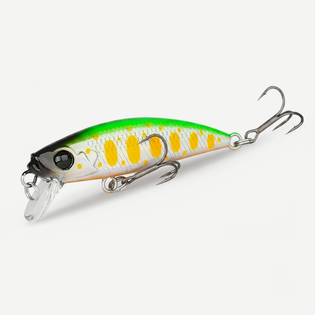 TSURINOYA 46S Sinking Minnow Fishing Lure Intruder 46mm 5g Artificial Trout Ajing Stream Lake Jerkbait Rockfishing Hard 