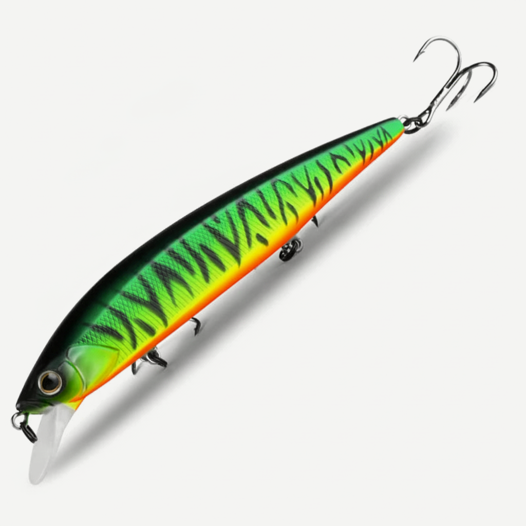 BEARKING 130mm Floating Minnow Crankbait with Tungsten Weight System