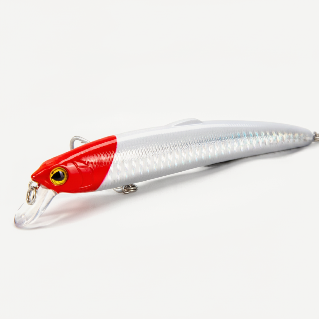 Hunthouse Saruna Minnow Lure Floating Jerkbait 90/125/147mm Wobbler Hard Bait Fishing for Seabass Saltwater Pike Fish Ta