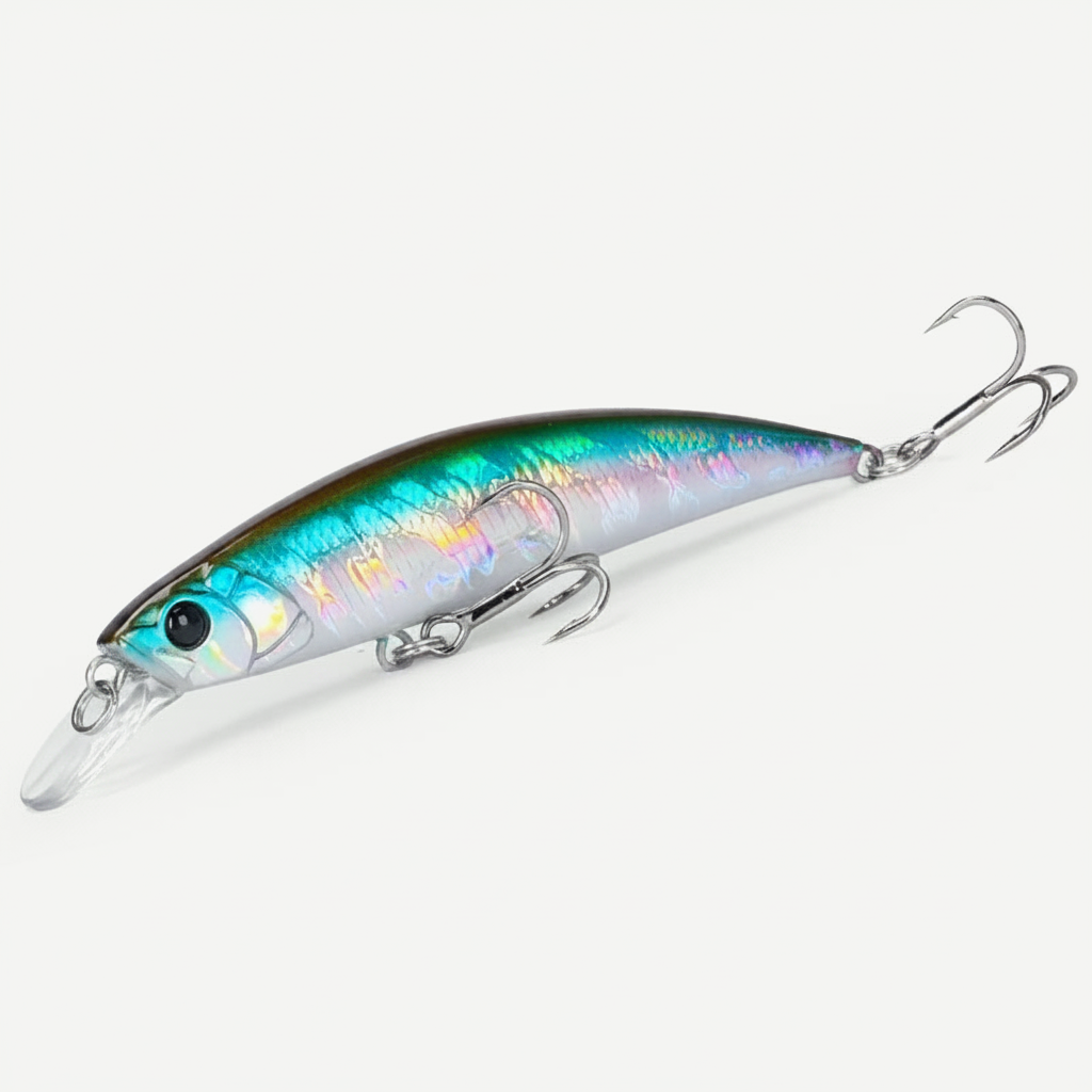 TSURINOYA 80S 12g Sinking Minnow Fishing Lure DW96 8cm Large Trout Pike Rockfish Hard Bait Jerkbait Freshwater Saltwater