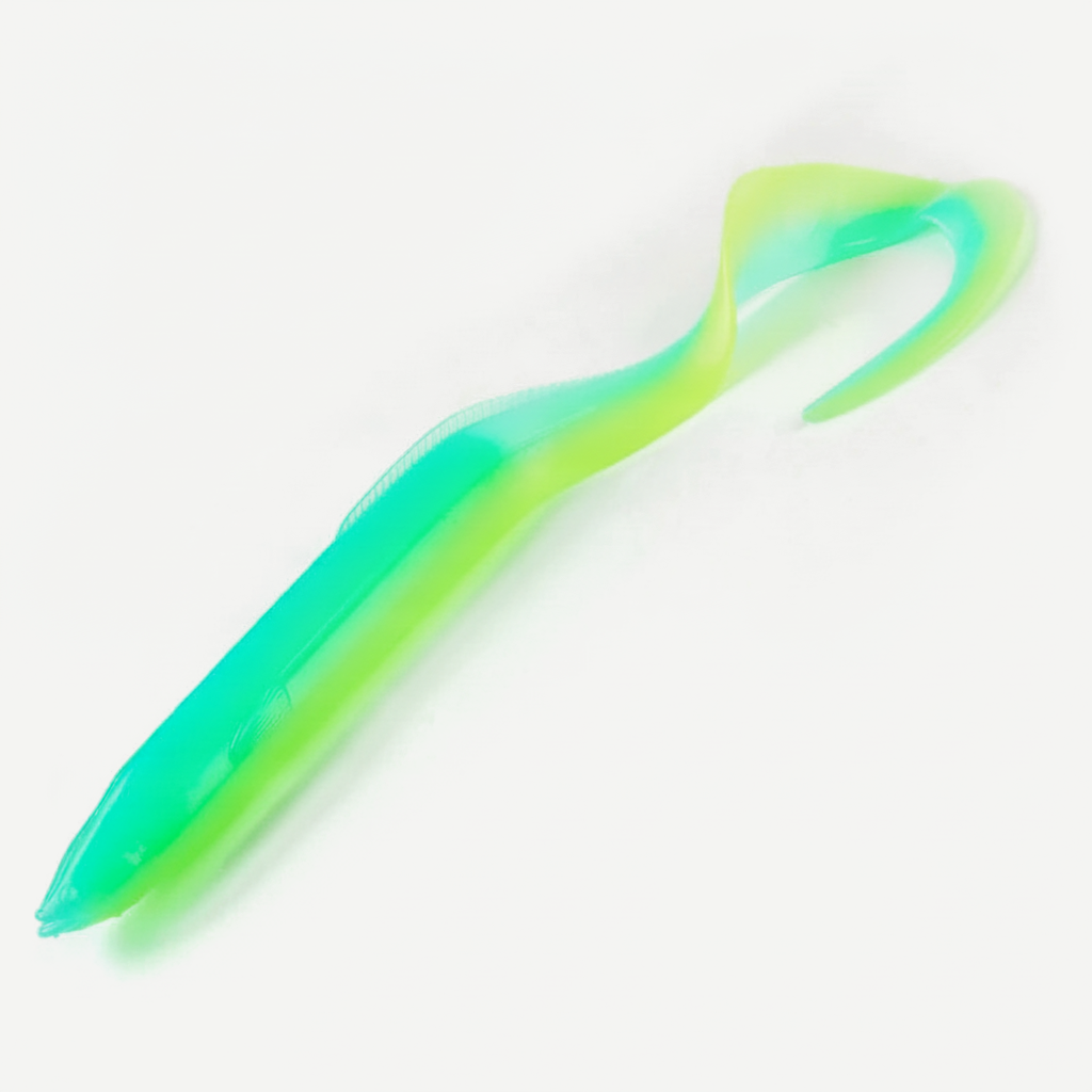 Bearking Eel Soft Swimbait with Curl Tail
