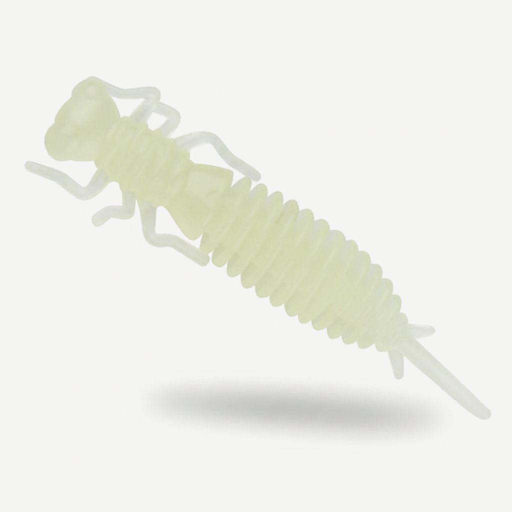 MEREDITH Larva Soft Plastic Bait - Segmented Nymph Lure