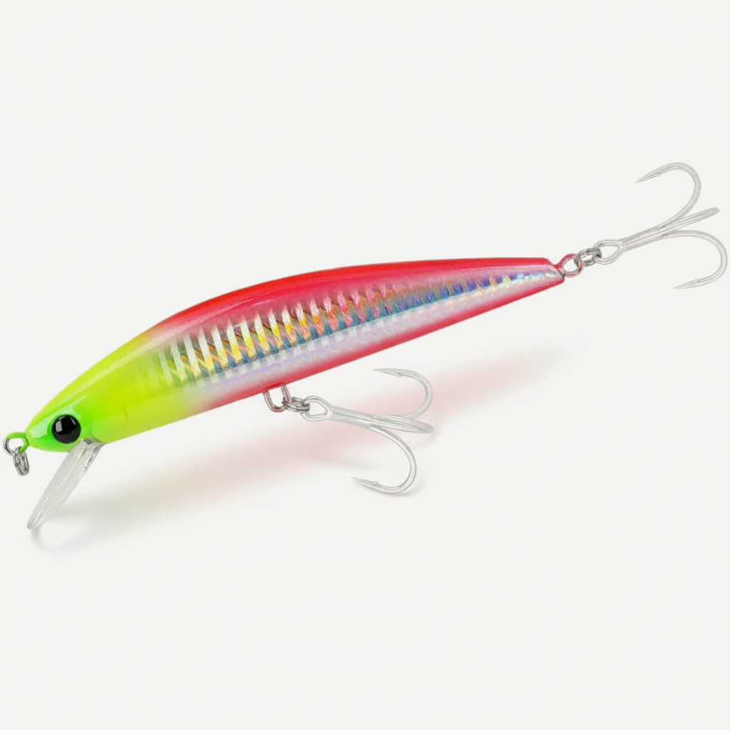 TSURINOYA 120S Sinking Minnow 12cm 40g DW37 Saltwater Hard Boat Fishing Lure Artificial Minnow Bait with Treble Hooks Wo