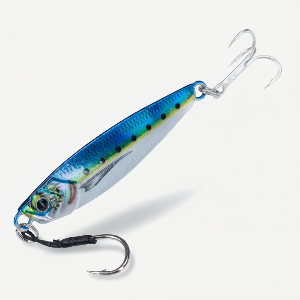 Hunthouse Metal Jig Fishing Lure Sinking Slow Jigging 7g-80g Casting Hard Bait Saltwater Artificial Pike SeaBass Fish Ta