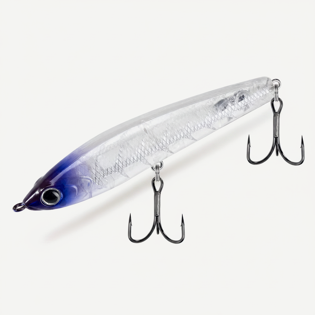 Hunthouse Red Devil Pencil Fishing Lure Topwater Floating Hard Bait 75mm 6g Surface Stickbait Bass Pike Artificial Fish 