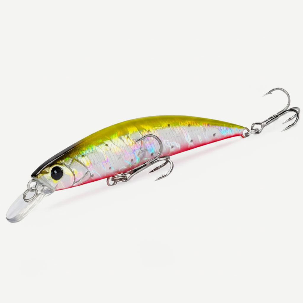 TSURINOYA Sinking Minnow 80S Trout Pike Bass 80mm 12g Hard Bait Jerkbait Freshwater stream Saltwater Wobbler Fishing Lur
