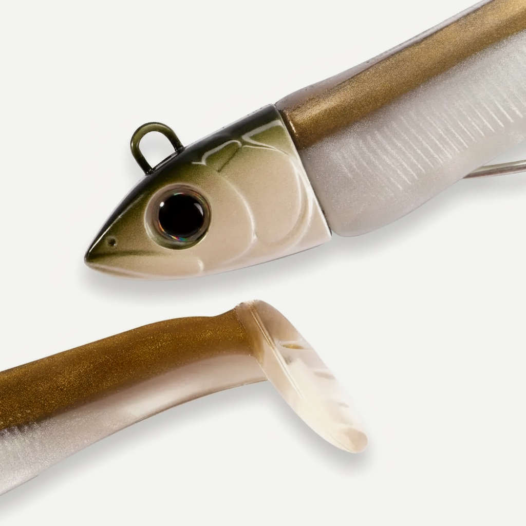 Hunthouse Barre T. Minnow Soft Fishing Lure 7/12/25/40/60/90/120g Baits With Paddle Tail For Bass Pike Leurre Souple LW2