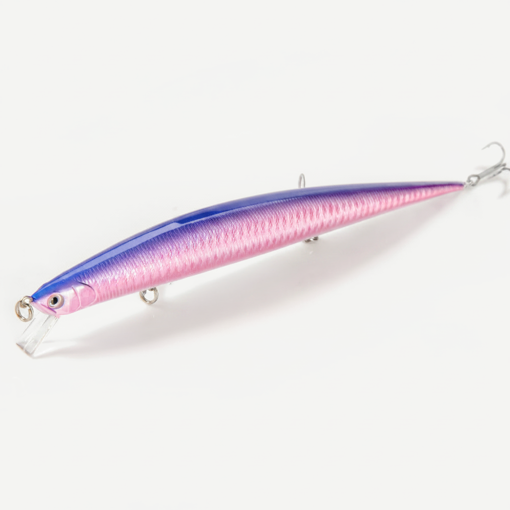 Hunthouse Fishing Lure Tide Minnow Slim 175 Hard Lures 175mm 24.5g Floating Wobblers Sea Fishing For Seabass Tackle