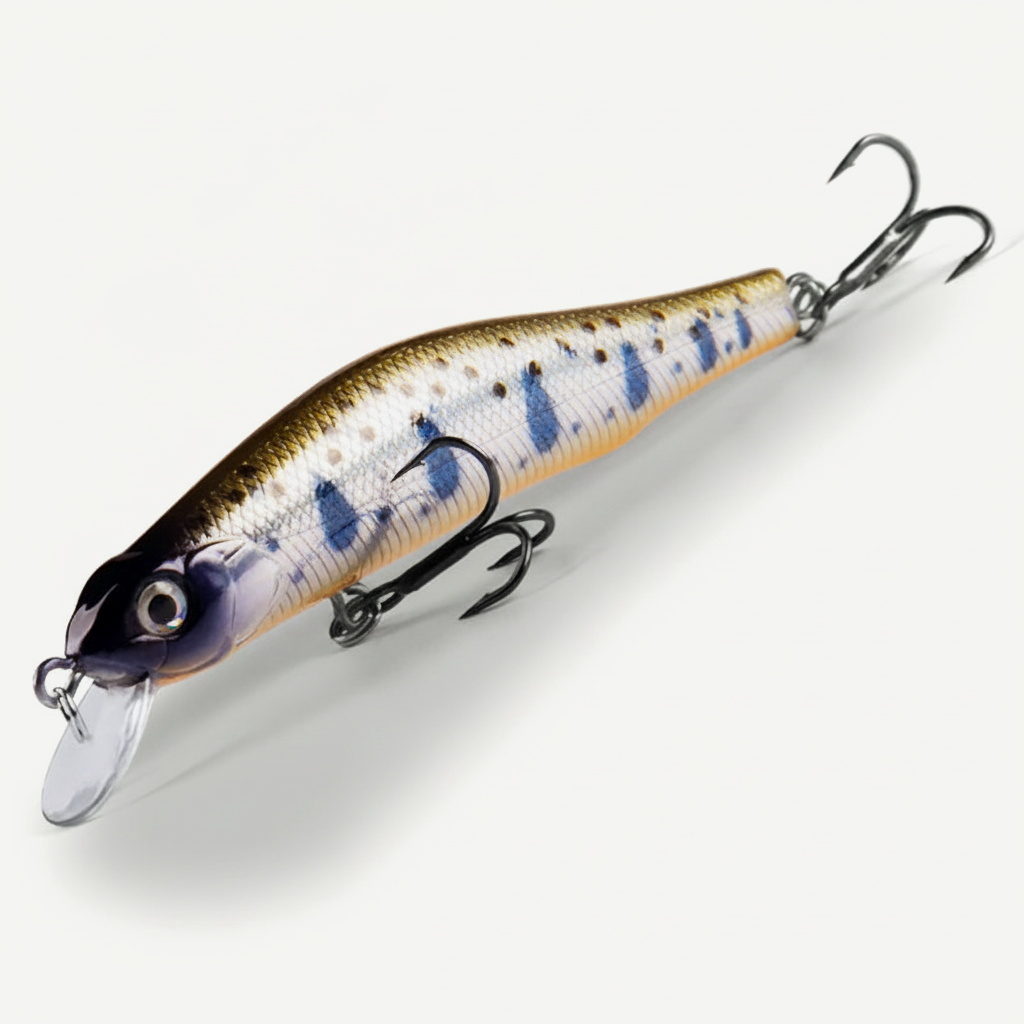 Bearking 80mm Minnow Crankbait with Magnetic Weight Transfer