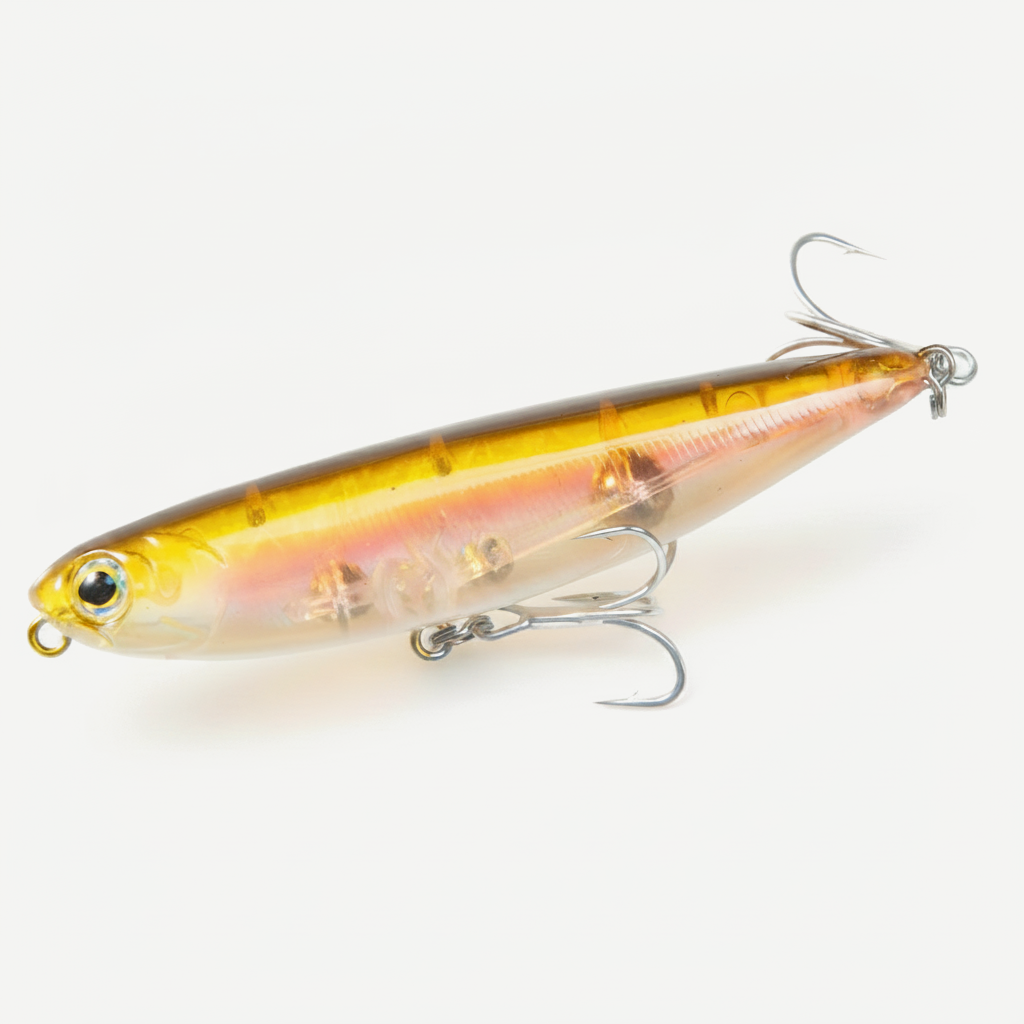 Hunthouse Floating Surface Pencil Fishing Lure 60/90/100mm 6.4/12.4/18.8g Hard Bait Topwater Lures for Seabass Pike Feed
