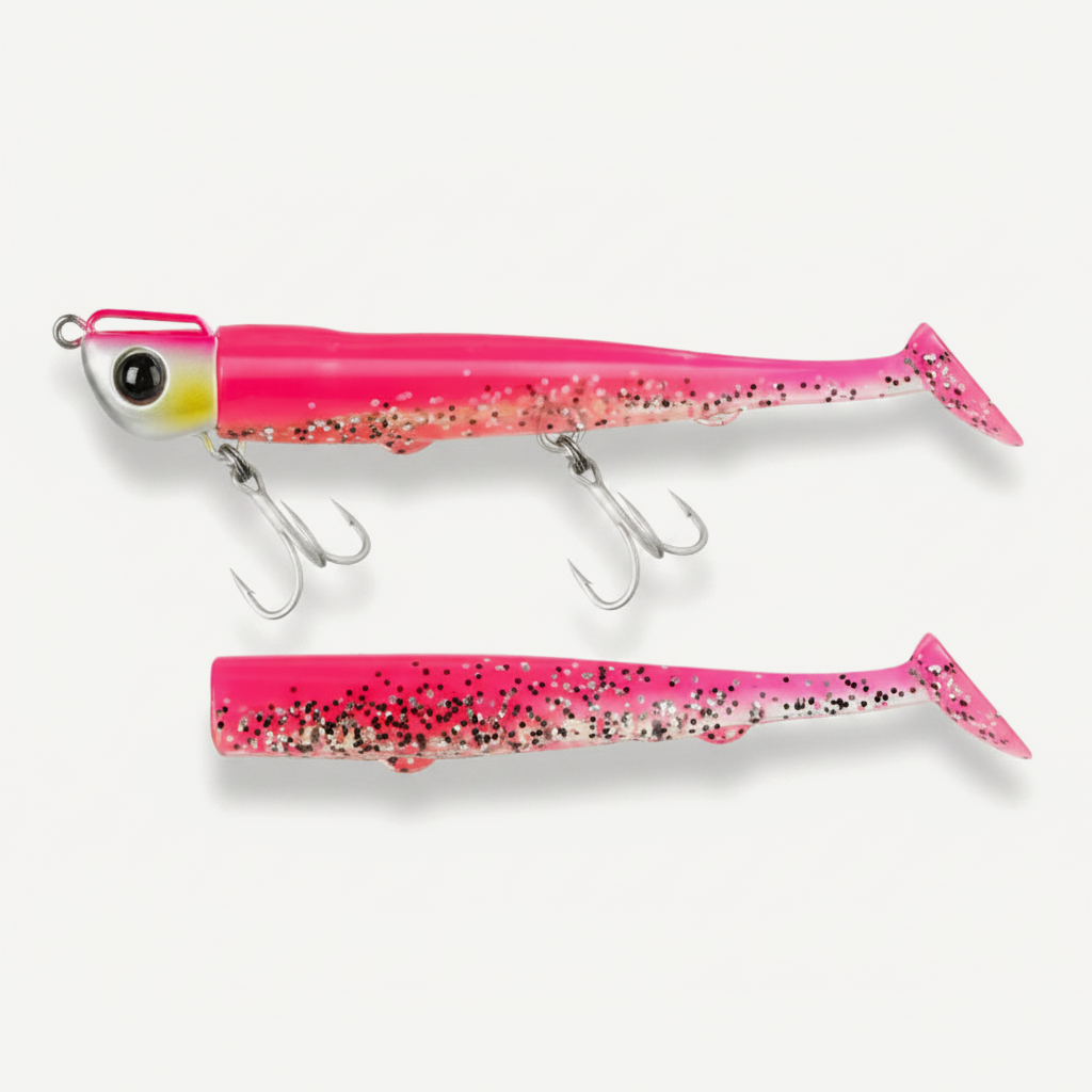 TSURINOYA T Tail Soft Worm 110mm 35g Ultra Long Casting Fishing Lure For Seabass Flounder Sea Fishing Soft Bait With Jig