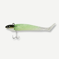 Hunthouse Glow Soft Minnow Fishing Lure 120mm Soft Silicone Bait Sinking Spinning Wobbler For Seabass Pike Saltwater Tac