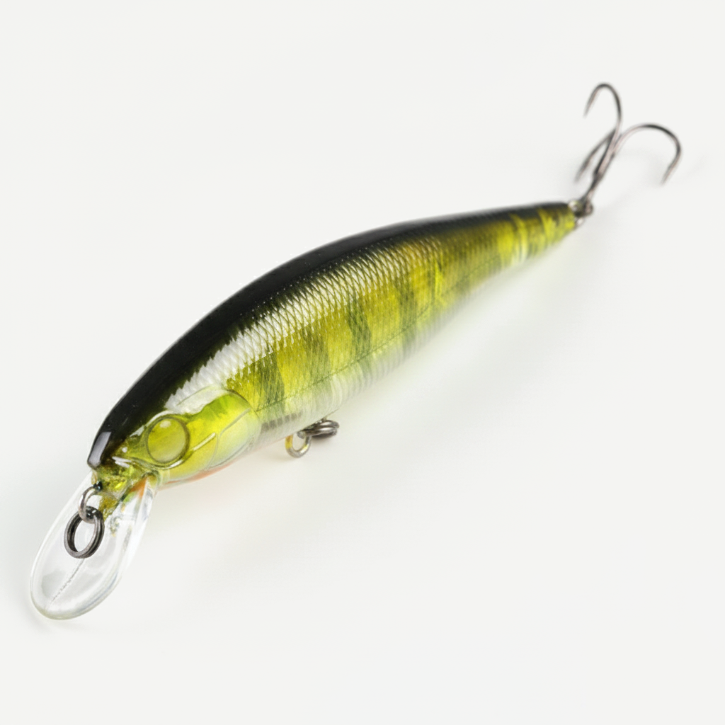 BEARKING 80mm Diving Minnow Hard Bait Lure for Bass
