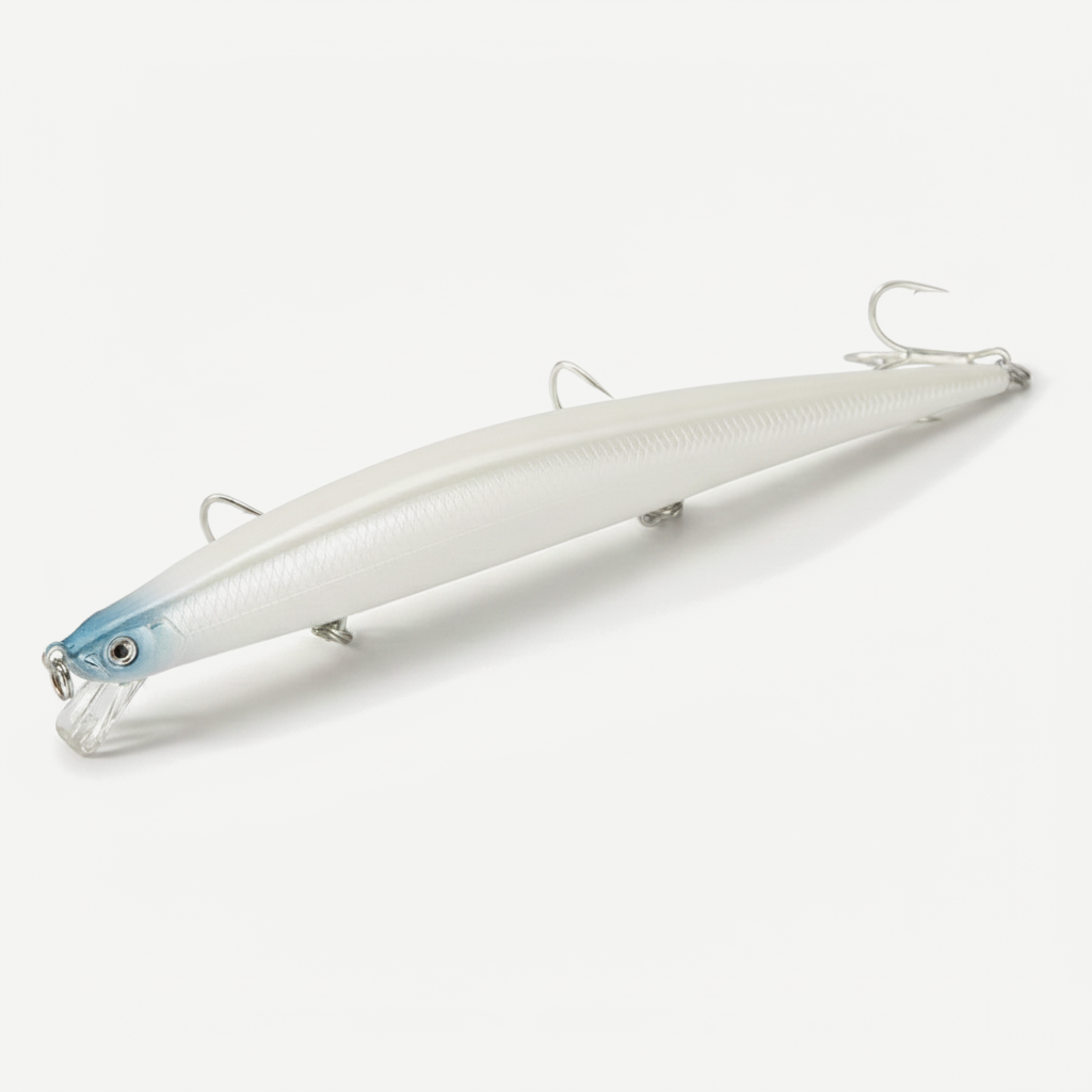 Hunthouse Tide Minnow Flyer Fishing Lure 175mm 31g Long Casting Sinking Hard Bait Pesca Jerkbaits Seabass Pike Tackle