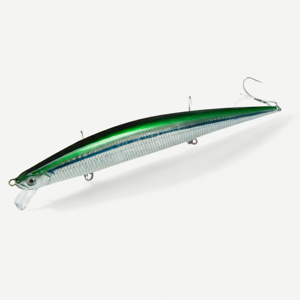 Hunthouse Tide Minnow Flyer Fishing Lure 175mm 31g Long Casting Sinking Hard Bait Pesca Jerkbaits Seabass Pike Tackle