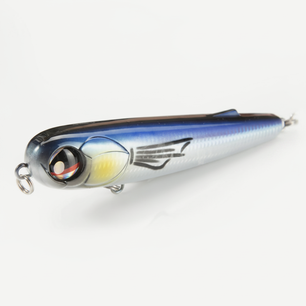 Hunthouse Pencil Fishing Lure 95mm 18g WTD Surface Topwater Floating Wobbler Artificial Hard Bait For Seabass Pike Perch