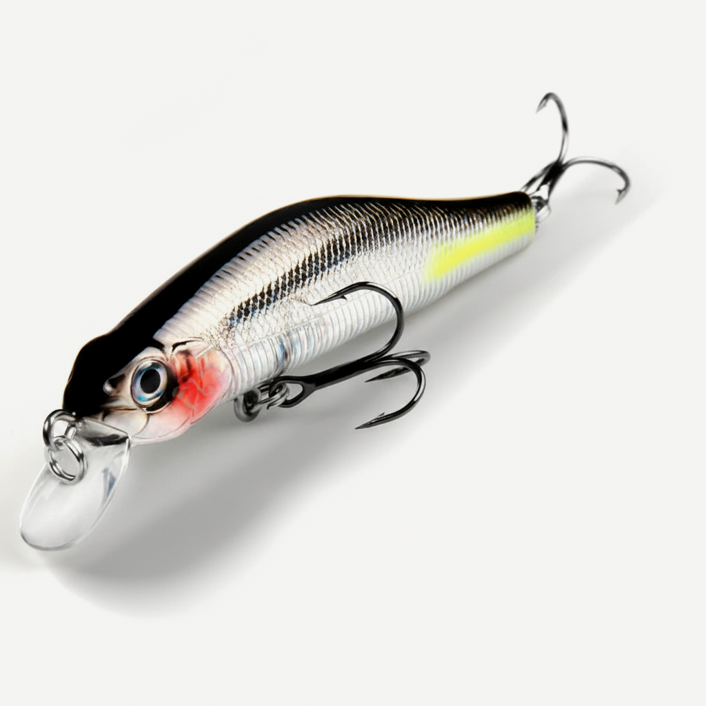 Bearking 80mm Minnow Crankbait with Magnetic Weight Transfer