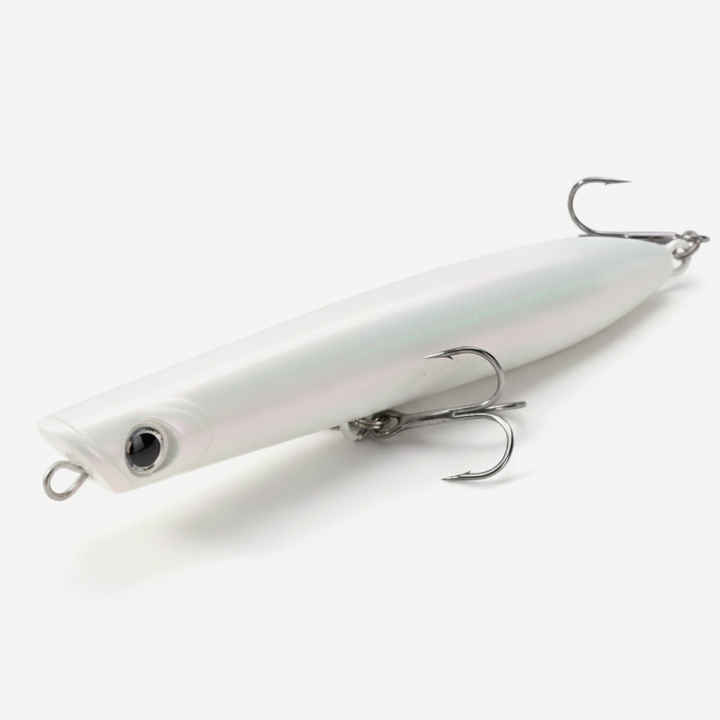 Hunthouse Surface Popper Floating Fishing Lure 130mm 30g Topwater Hard Bait Walk The Dog Saltwater For Tuna Fish Tackle