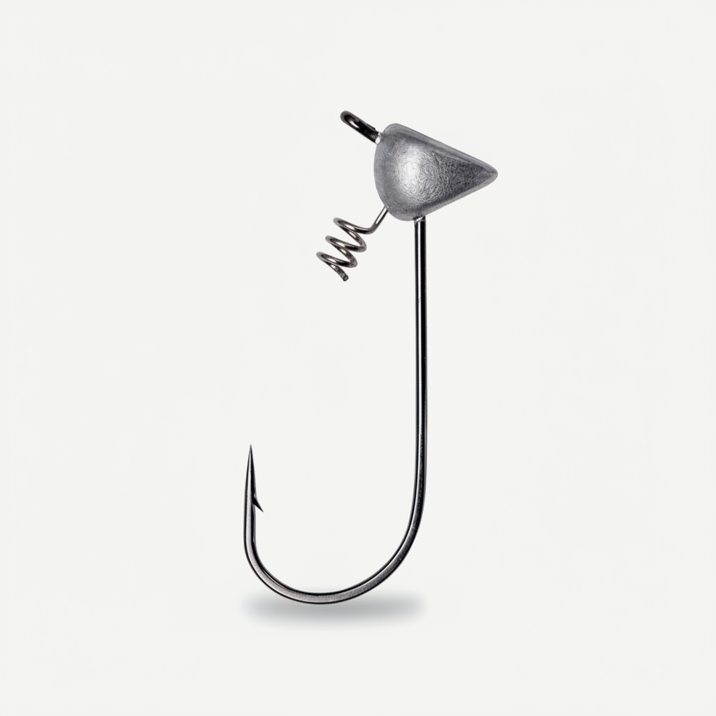 Hunthouse 3.5g 5g 6.5g Shaky Flat Hook Triangle Jig Head Weighted Twistlock Swimbait Hook Tackle Accessories For Soft Lu