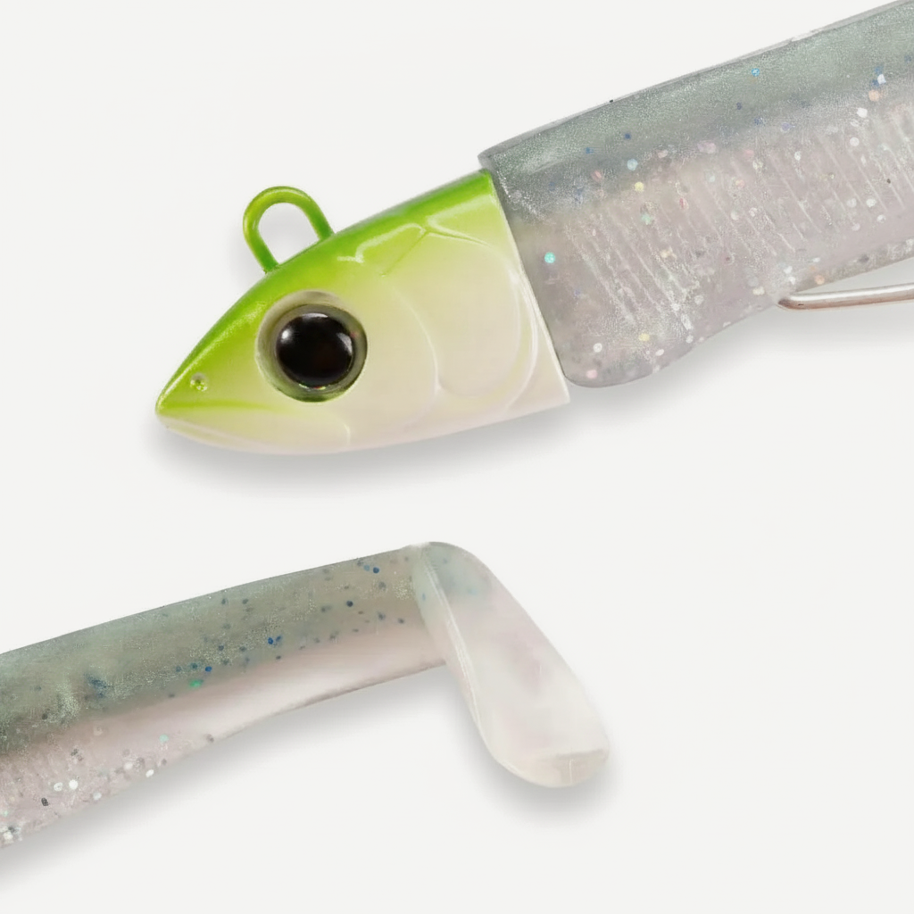 Hunthouse Fishing Barret Minnow Lure 7g/12g/25g/40g/60g/90g/120g JIgging Head Soft Silicone Bait Wobblers For Bass Pike 