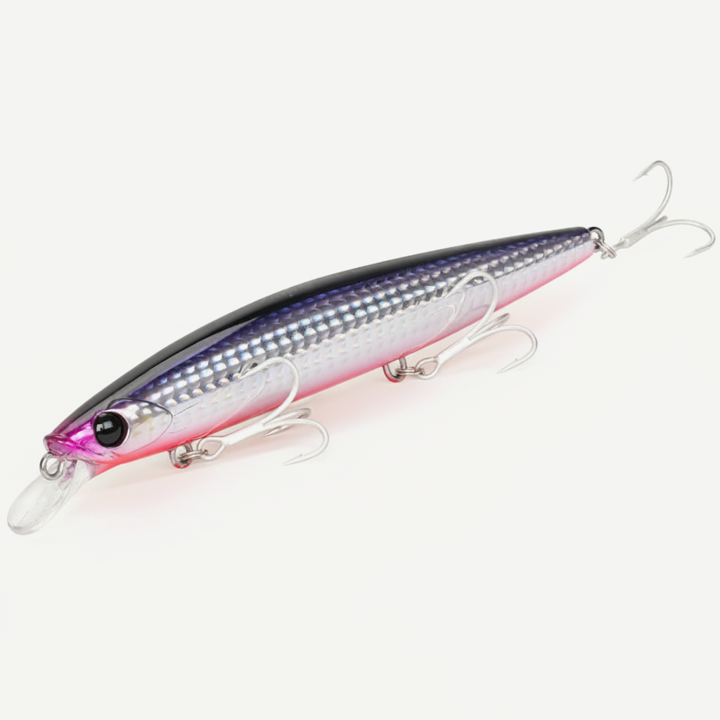 TSURINOYA 135S Fishing Lure Sinking Minnow BAYONET 135mm 26.4g Saltwater Long Casting Professional Lures Seabass Hard Ba