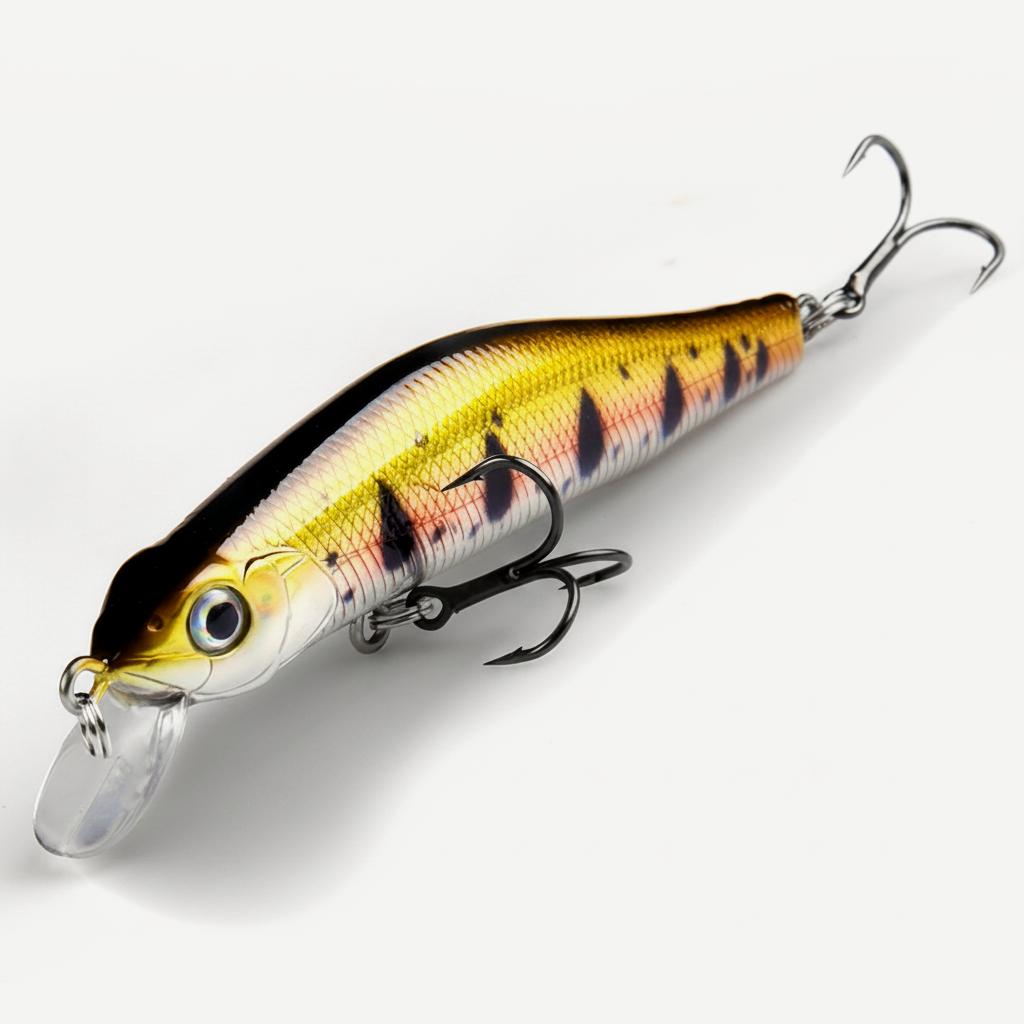 BEARKING 80mm Minnow Hard Bait - Jerkbait for Bass